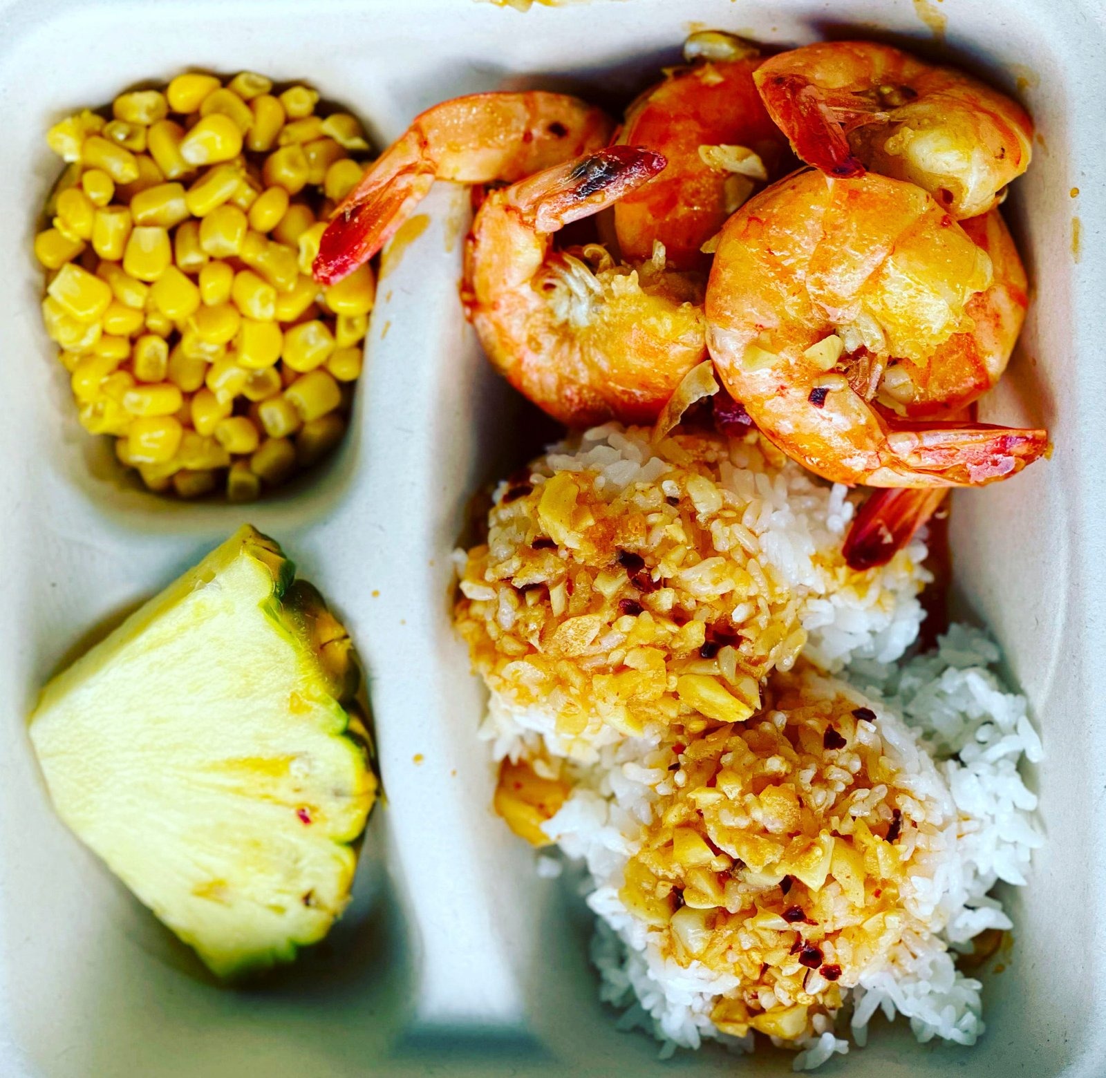 Tanaka Kahuku Shrimp (veggie and non shrimp option available)